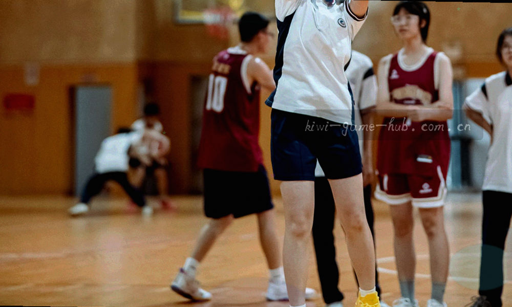 奇异果切面与球场线条结合，鲜明绿橙配色